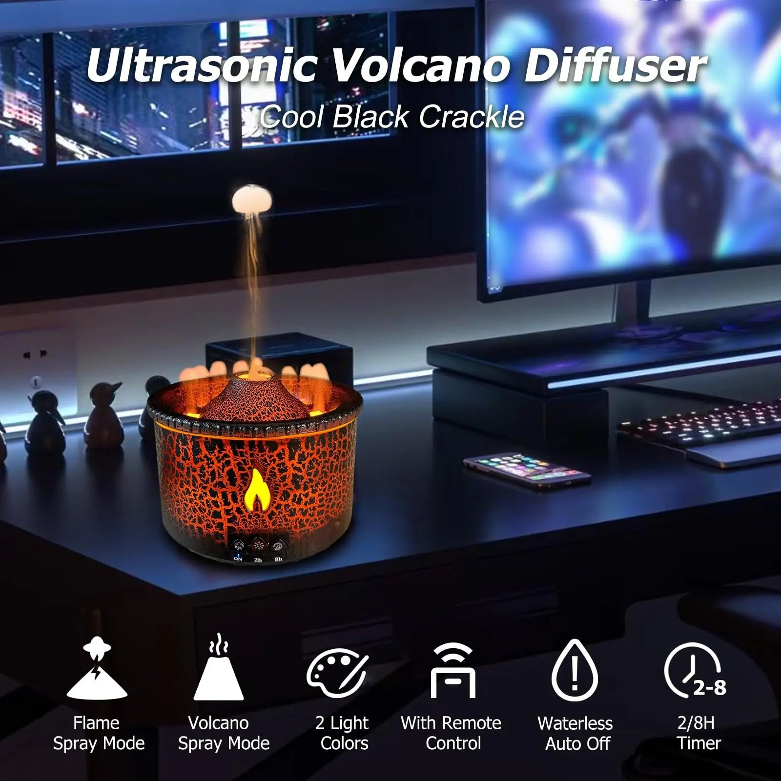 Volcanic Flame Humidifier™ - Lampico